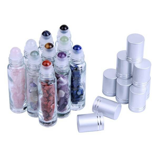 Favor Flow Oil Blends with Crystal Roller Bottles