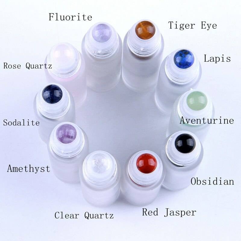 Favor Flow Oil Blends with Crystal Roller Bottles